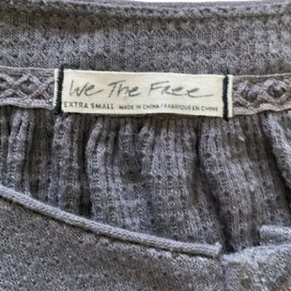 Free People Must Have Henley Long Sleeve Top XS (Runs Big) B915114 We The Free - Picture 6 of 8